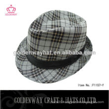 Printed Cheap Fedora hat with Black Band